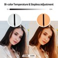 thumbnail image 2 of Professional 2-Pack MS-30L Handheld LED Video Light Kit with 2m Aluminum Stands - 3200K-5500K Bi-Color, 24W, CRI 95+, 192 LED Beads, Stepless Dimming, Diffusers, Power Adapters & Travel Bag - US, 2 of 6