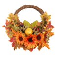 thumbnail image 3 of Guirnalda de otoño, guirnalda de granja, guirnalda de calabaza de otoño, guirnalda de cosecha para puerta de entrada, colgante de pared, guirnalda de Navidad y Halloween, decoración del hogar, 3 of 5