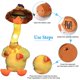 thumbnail image 5 of Muñeco De Pato Eléctrico, Juguete Musical Con Relleno De Animales, Pato Que Canta, Juguete De Peluche Para Regalo Para Niños Y Niñas Monstrate FN007487-02, 5 of 6