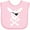 AD-Pink, variant on Inktastic Cute Easter Pirate Bunny with Eyepatch and Earring Boys or Girls Baby Bib