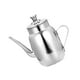 thumbnail image 4 of Dispensador de aceite BLESIY Aceitera de acero inoxidable 300ml Plata, 4 of 8