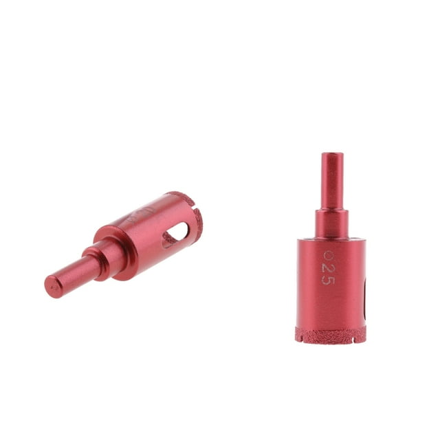 2 piezas de 25 mm y 20 mm, herramienta de diamante, broca, , , cerámica, mármol, baldosas Cola Broca de mármol