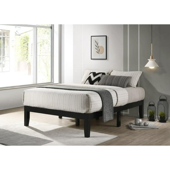 Jackson Full Platform Bed Frame, Black