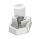 thumbnail image 5 of Comedero para reptiles, dispensador de agua, suministros para mascotas, reutilizable, portátil y creativo. Blanco, 5 of 9