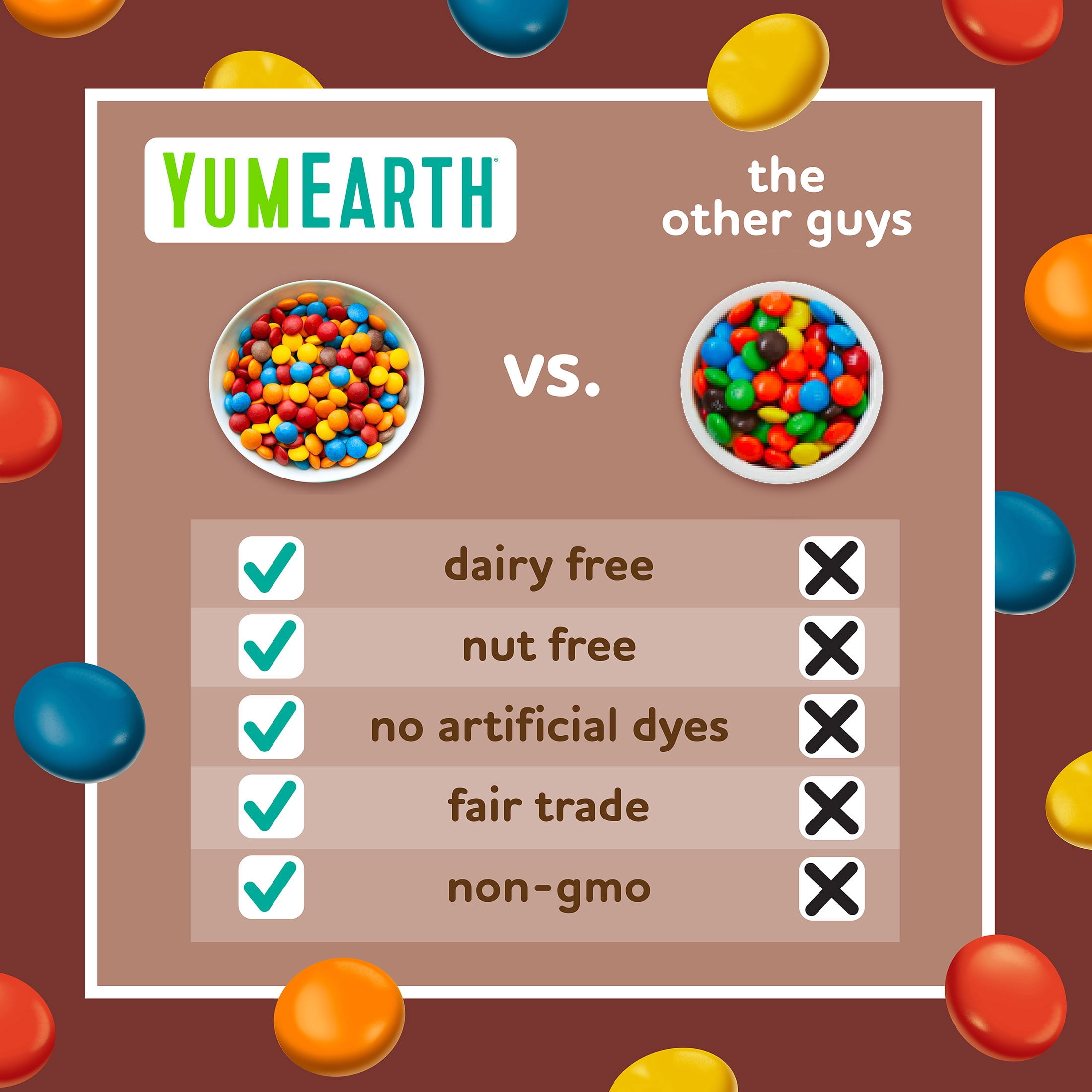 YumEarth Halloween Choco Yums - Dairy-Free Snackpacks, 15 Count