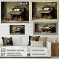 thumbnail image 4 of Designart "Nostalgia Of Vintage Piano Keys II" Music Canvas Prints, 4 of 7
