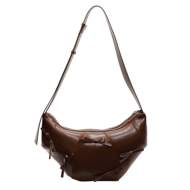 Bolso Masa Cuerno Vaca Al Aire Libre Gran Capacidad Con Lazo PU para Mujer