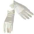 thumbnail image 4 of Elegant Wedding Gloves for Protection in White Satin with Comfortable Fit and Exquisite Design 1 Pair, 4 of 9