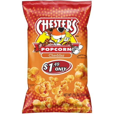 Chester's Cheddar Popcorn $1.49 Prepriced 2.635 oz. Bag
