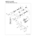 thumbnail image 3 of Kingston Brass KS3122TL Templeton Double-Handle Wall Mount Bathroom Faucet, Polished Brass, 3 of 5