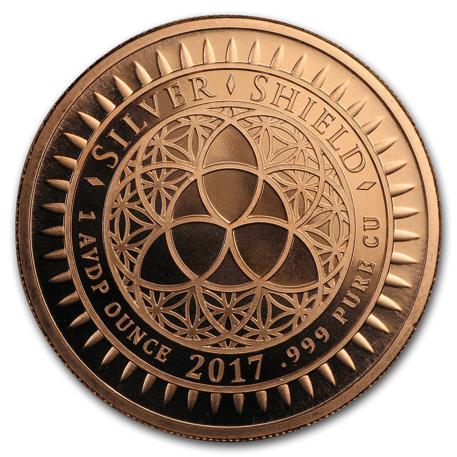 1 oz Joy to the World Copper Bullion Round .999 Fine GIFT LIMITED EDITON