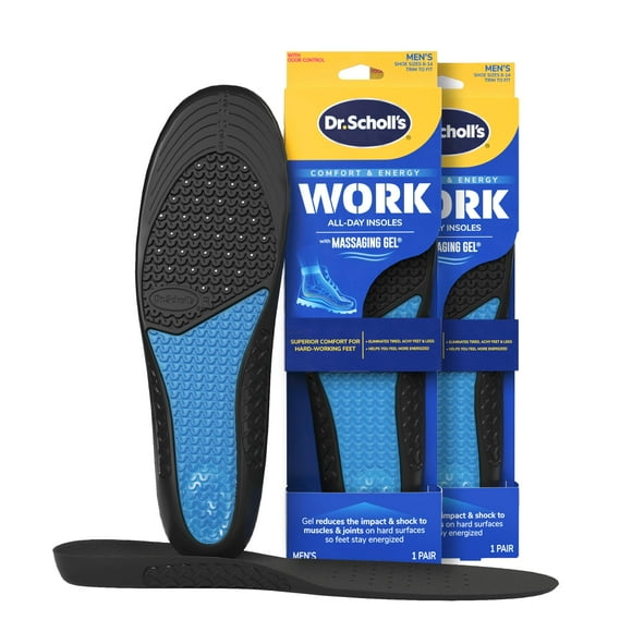 Plantillas Dr. Scholl's Work All-Day con absorción de impactos, 2 pares