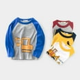 thumbnail image 4 of KYAIGUO T-Shirt Décontracté à Manches Longues pour Garçons Tout-Petits 1-9 Ans T-Shirt Bébé Printemps Automne Col Rond, 4 of 9
