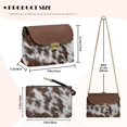 thumbnail image 7 of Pzuqiu Cow Print Leather Cross Body Bag Lightness Minimalist Crossbody Bag with Chain Strap for Women Fashionable Design Versatile Practical for Daily Use and Travel, 7 of 7
