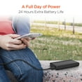 thumbnail image 2 of HyperGear 10000mAh 20W PD + USB Power Bank Black, 2 of 12