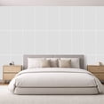 thumbnail image 3 of Dundee Deco 3D Peel and Stick Wall Panels, White, Set of 10, Covers 55 sq ft, 3 of 6