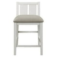 thumbnail image 5 of Topline Home Furnishings Multi-Functional White 3pc Dining Set, 5 of 5