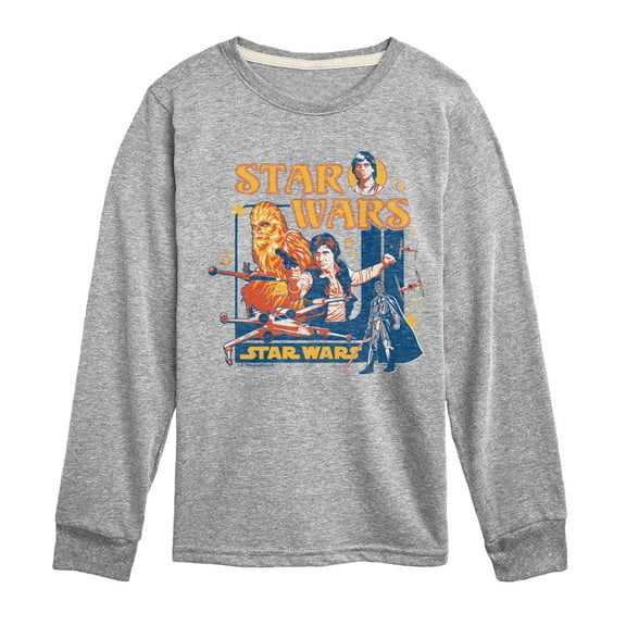Star Wars - Han Solo and Chewie Retro - Toddler And Youth Long Sleeve Tee
