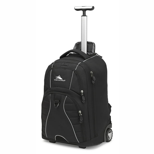 High Sierra Sac à Dos pour Ordinateur Portable à Roulettes, Noir, 20.5 x 13.5 x 8 Pouces