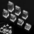 thumbnail image 2 of 7Pcs Different Height Round Finger Ring Jewelry Display Stand Holder Photography Props Showcase Organizer Rack A, 2 of 5
