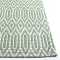 thumbnail image 3 of SAFAVIEH Martha Stewart Cotton Geometric Area Rug, Green/Ivory, 9' x 12', 3 of 8