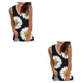thumbnail image 1 of Sonducket Chaleco con cuello en V para mujer, jersey de encaje estampado, camiseta sin mangas para vacaciones en la playa, Top de verano a la moda, ropa tipo 8 METRO 2piezas Sonducket CBP339029, 1 of 5