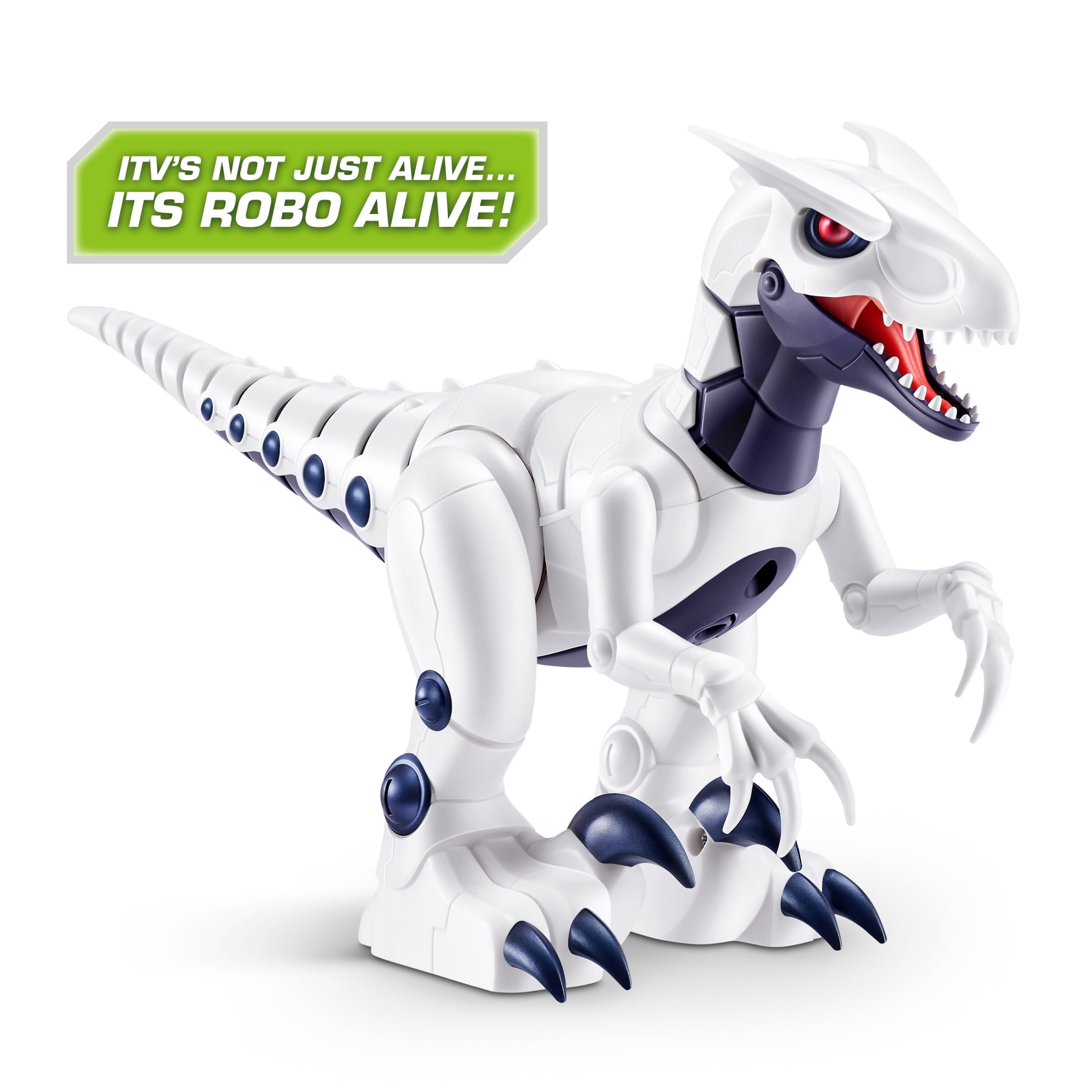 Robo Alive Robo Dino Raptor Robotic Toy by ZURU, Electronic Dinosaur Toy for Boys, Robo Alive Robo Dino Raptor by ZURU