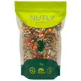 thumbnail image 1 of Crunchy Mix 800 g – Corn, Rice Crackers, Green Peas & Peanuts – Savory High-Protein Kosher Snack Blend, 1 of 5