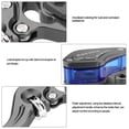 thumbnail image 4 of Acouto Manetas de embrague de freno de motocicleta de 22 mm, universal para ajuste de rodillo de motocicleta, palancas de embrague CNC para manillar de motocicleta, bomba de freno hidráulica, 1 p Ecomeon no, 4 of 5
