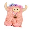 thumbnail image 1 of Muñeca de Ganado de Pelo Largo de Felpa perfecl Artesanías de Ganado Decoración de Felpa de Ganado para Sala de Estar Rosa, 1 of 8