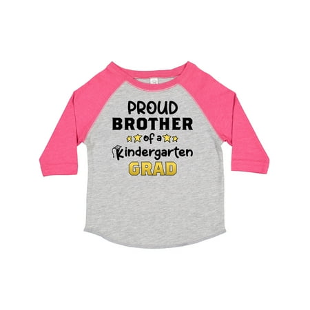 

Inktastic Proud Brother of a Kindergarten Grad Gift Toddler Boy Girl T-Shirt
