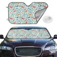 thumbnail image 2 of Kdxio Butterflies Print Windshield Sun Shade,UV Rays and Sun Heat Protection,Sunshade for Car Windshield,Car Shade Front Windshield - Medium, 2 of 6