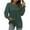 Army Green, variant on BangWanChi Womens Hoodies Women's Fashion Solid T-shirt Long Sleeves Blouse Round Neck Casual Tops