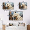 thumbnail image 4 of Designart "Spirit Of Equus Beige Horse" Animals Metal Art Print Set, 4 of 5