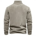 thumbnail image 2 of Suéter de punto para hombre, corte regular, cuello alto, cremallera., 2 of 5