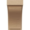 thumbnail image 2 of 12"W x 12"D x 24"H Wide Helena Rough Cedar Woodgrain TimberThane Corbel, Primed Tan, 2 of 6
