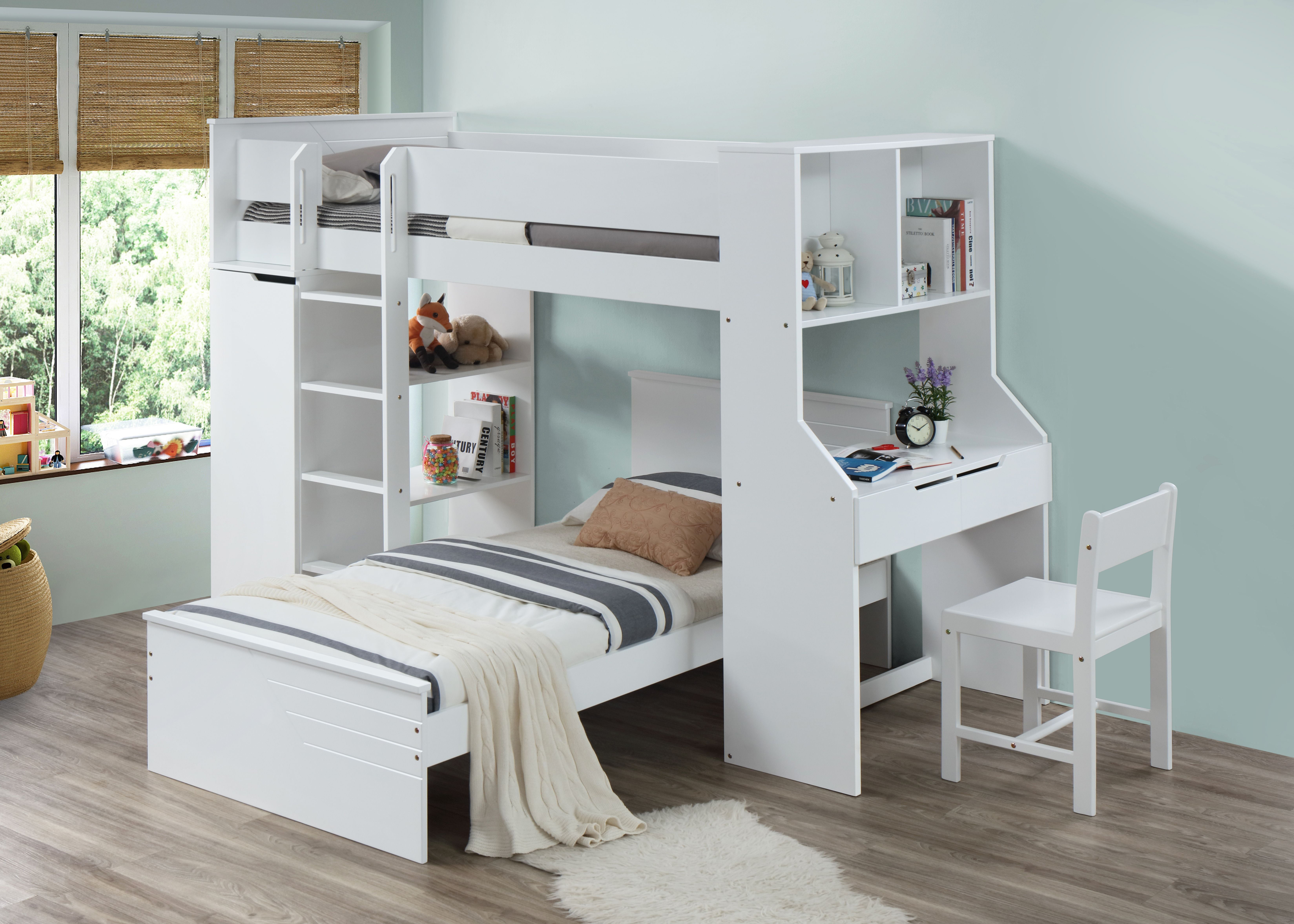 Acme Furniture Ragna Twin Loft Bed With, Acme Furniture Bunk Bed