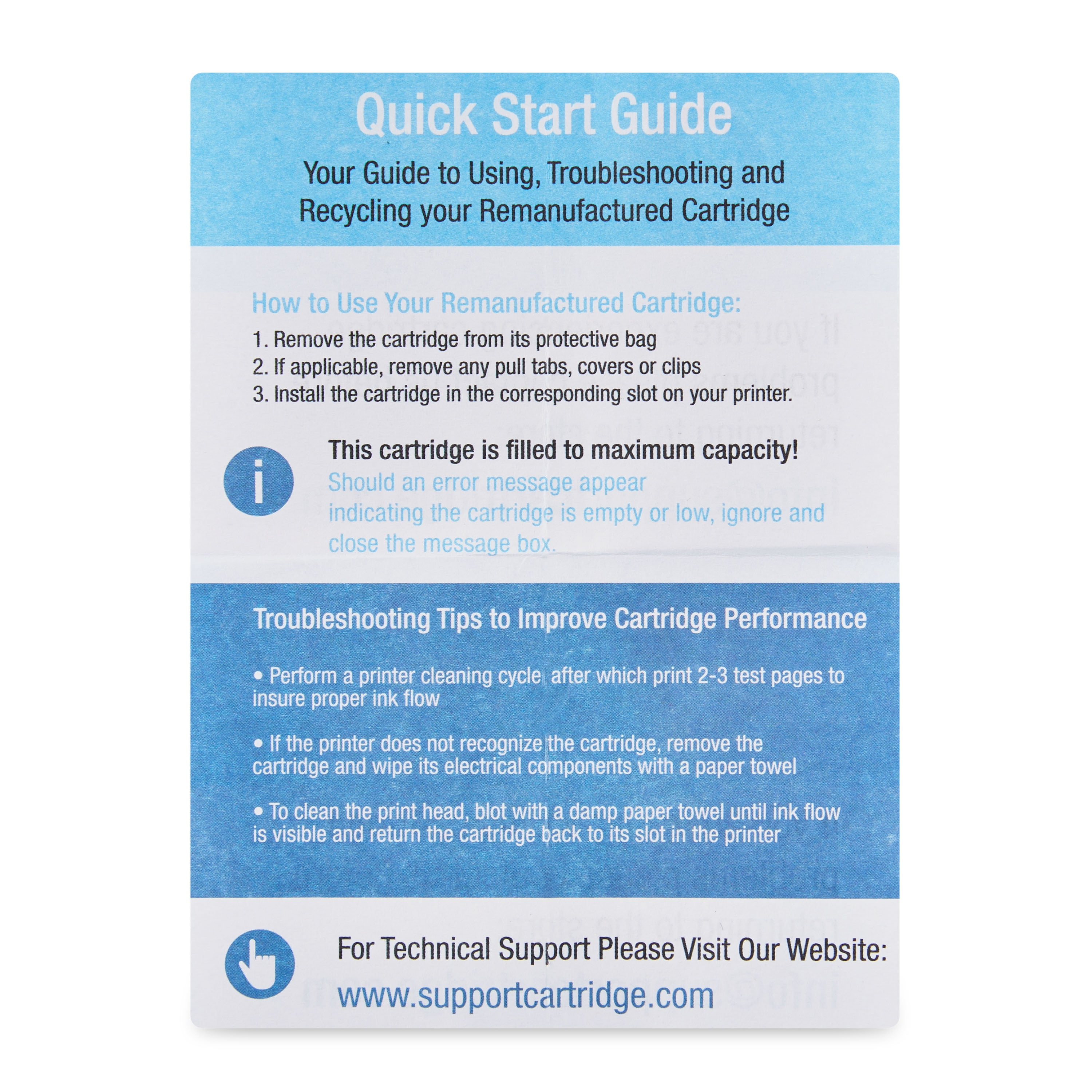 onn. Remanufactured Ink Cartridges, HP 950XL Black + 951XL Color, 4 Cartridges