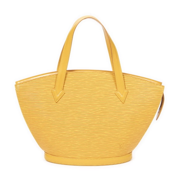 Pre-Owned Louis Vuitton Yellow St-Jacques PM Handbag Epi