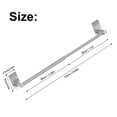 thumbnail image 4 of YAMUZONG Self Adhesive Towel Rod Bar for Kitchen Bathroom Silver, 4 of 7