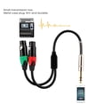 thumbnail image 4 of Cable Macho A Hembra XLR Dual, Cable De Audio De Lámina De Aluminio De Cobre 24AWG Buen Contacto Para Amplificador De Auriculares, 4 of 7