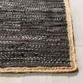 thumbnail image 3 of SAFAVIEH Cape Cod Ainsley Texture/Embroidery Runner Rug, Chocolate/Natural, 2'3" x 8', 3 of 9
