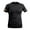 Black, variant on Mens Short Sleeve T Shirts Regular-Fit Crew Neck Shirts Pullover T Shirt Business Tops Summer Ribbed Textured Tees