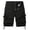 Black, variant on uikmnh Shorts Men Men's Plus Size Cargo Shorts Summer Outdoor Sports 5 Pocket Mid Length Shorts for Hiking and Work Size:35