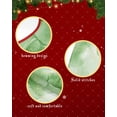 thumbnail image 6 of Green Marble Christmas Tree Skirt 48 Inches Large Christmas Skirt Tree, Modern Abstract Art Yellow Lines Ink Painting Tree Skirt Christmas Decorations for Fireplace Party Holidays Indoor Outdoor, 6 of 7