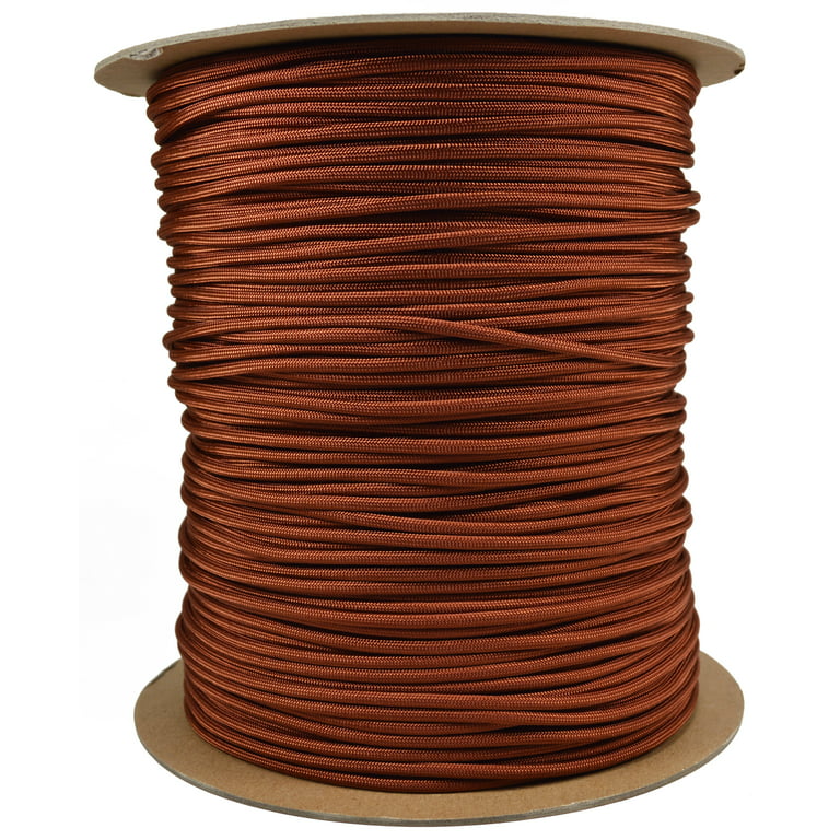 Rust 750 Type IV Cord 11 Strand Paracord - 1000 Foot Spool