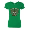 thumbnail image 2 of Wild Bobby, Biker Til I Die Live to Ride Motorcycle Cars and Trucks Womens Slim Fit Junior Tee, Kelly, 2XL, 2 of 3