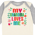 thumbnail image 4 of Inktastic My Grandma Loves Me Girls Girls Long Sleeve Baby Bodysuit, 4 of 5
