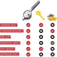 thumbnail image 4 of Lemon Squeezer Stainless Steel Press - Ergonomic, Manual Non-Slip Grip Design - Effortless Hand Held Juicer, 4 of 4