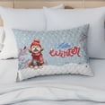 thumbnail image 4 of Hello Winter Havanese Smiling in Red Scarf Hat Welcome Christmas Quilt Pillowcase Havanese Dog Lover Gifts Idea Throw Pillow Cover Bed Home Decor - 00017, 4 of 5